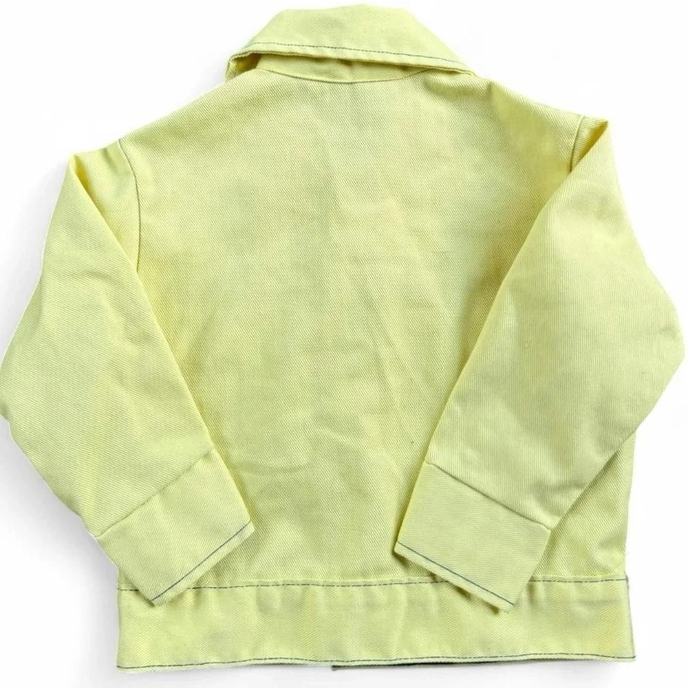 Vintage Kids Yellow Jean Jacket